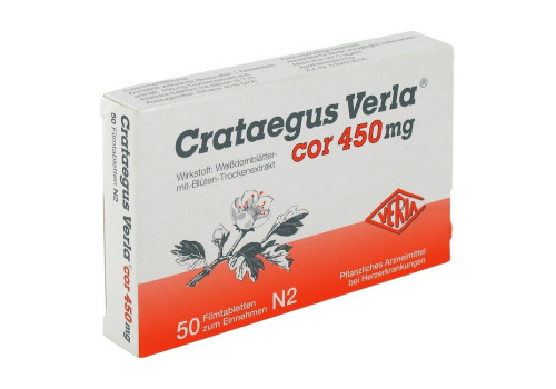 Crataegus Verla cor 450mg – PZN 1352422 (PZN 1352422)