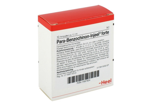 PARA BENZOCHINON Injeel forte Ampullen – PZN 1497304 (PZN 1497304)