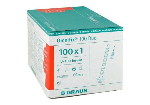 Omnifix Duo 100 Insulin Einmalspritzen – PZN 1349035 (PZN 1349035)