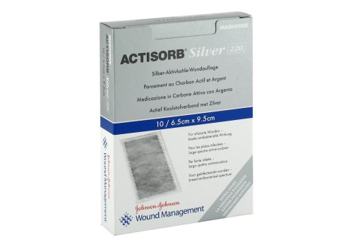 ACTISORB 220 Silver 6,5x9,5 cm steril Kompressen – PZN 1098768 (PZN 1098768)