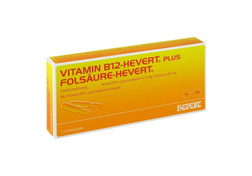 Vitamin B12 Folsäure Hevert Amp.-Paare – PZN 1893951 (PZN 1893951)