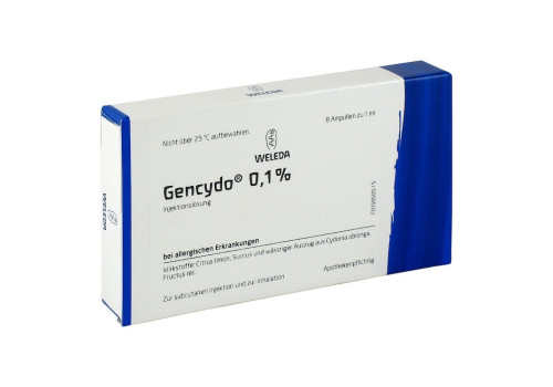 GENCYDO 0,1% Injektionslösung – PZN 1622838 (PZN 1622838)