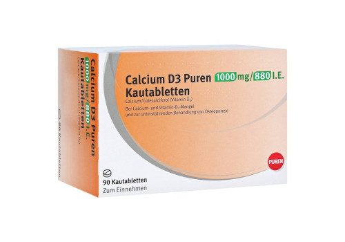 Calcium D3 PUREN 1000mg/880 I.E. – PZN 11333408 (PZN 11333408)