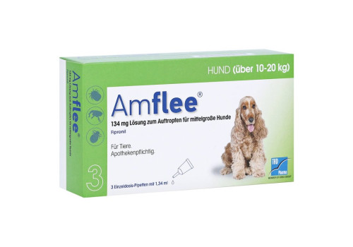 AMFLEE 134 mg Spot-on Lsg.f.mittelgr.Hunde 10-20kg – PZN 11099817 (PZN 11099817)