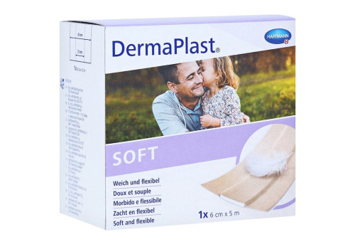 DERMAPLAST SOFT Pflaster 6 cmx5 m – PZN 16600067 (PZN 16600067)