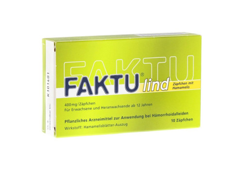 Faktu lind Zäpfchen mit Hamamelis – PZN 7798768 (PZN 7798768)