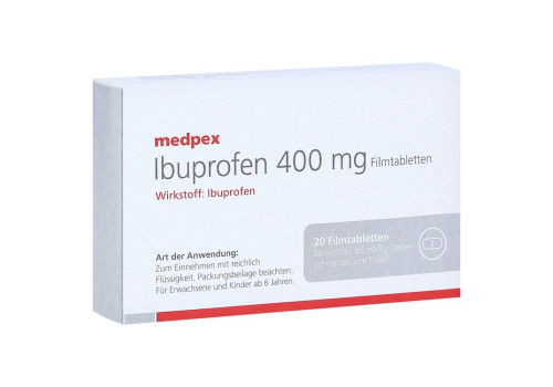 Ibuprofen medpex 400 mg Filmtabletten – PZN 12472419 (PZN 12472419)