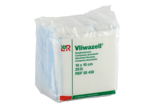 VLIWAZELL Saugkompressen unsteril 10x10 cm – PZN 2232708 (PZN 2232708)