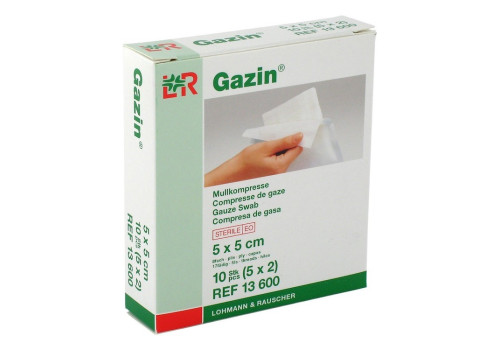 GAZIN Mullkomp.5x5 cm steril 8fach – PZN 3448965 (PZN 3448965)