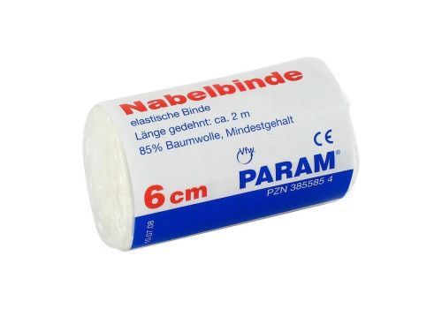 NABELBINDE 6 cm m.Band m.Cellophan – PZN 3855854 (PZN 3855854)