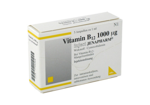 Vitamin B12 1.000 µg Inject Jenapharm Ampullen – PZN 7146988 (PZN 7146988)