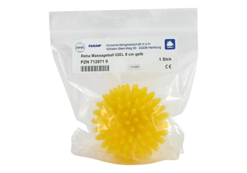 MASSAGEBALL Igel 8 cm gelb – PZN 7129719 (PZN 7129719)