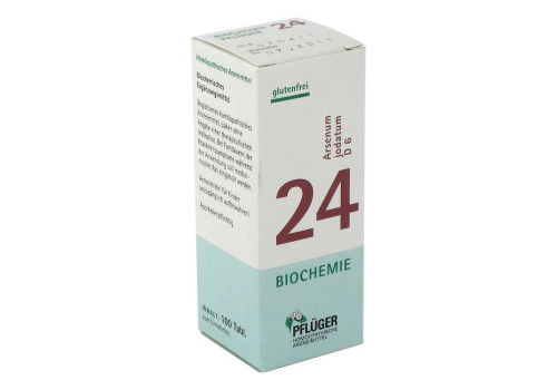 BIOCHEMIE Pflüger 24 Arsenum jodatum D 6 Tabletten – PZN 6323081 (PZN 6323081)