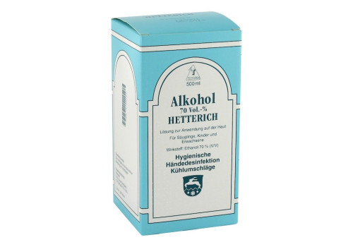 ALKOHOL 70% V/V Hetterich – PZN 4769683 (PZN 4769683)