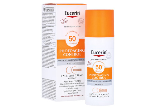 Eucerin Sun Creme getönt mittel LSF 50+ – PZN 11321322 (PZN 11321322)