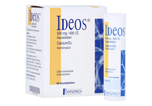 Ideos 500mg/400 I.E. – PZN 8523849 (PZN 8523849)