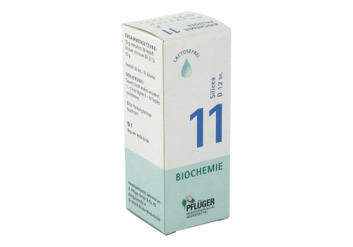 BIOCHEMIE Pflüger 11 Silicea D 12 Tropfen – PZN 6324755 (PZN 6324755)