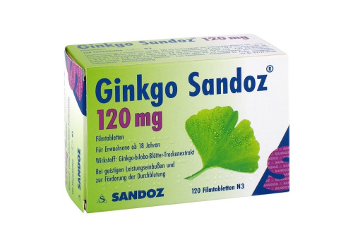 Ginkgo Sandoz 120mg – PZN 1684012 (PZN 1684012)