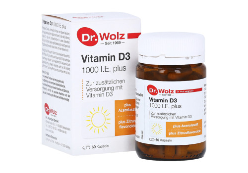 VITAMIN D3 1.000 I.E. plus Dr.Wolz Kapseln – PZN 6562124 (PZN 6562124)