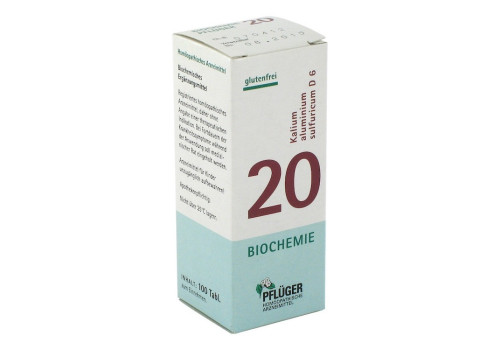 BIOCHEMIE Pflüger 20 Kalium alumin.sulfur.D 6 Tab. – PZN 6322644 (PZN 6322644)