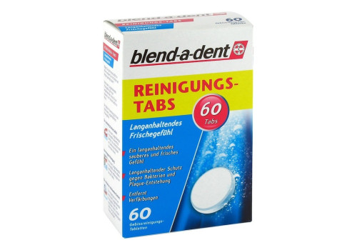 BLEND A DENT Reinigungs Tabs langanhalt.Frische – PZN 1624820 (PZN 1624820)