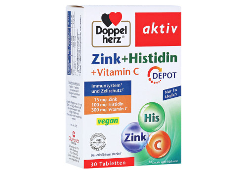 Doppelherz aktiv Zink + Histidin + Vitamin C Depot – PZN 2898732 (PZN 2898732)