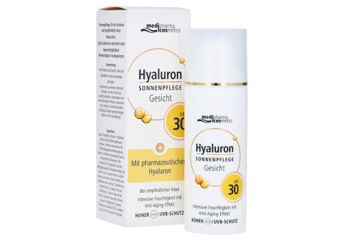 medipharma Hyaluron Sonnenpflege Gesicht LSF 30 – PZN 12555157 (PZN 12555157)