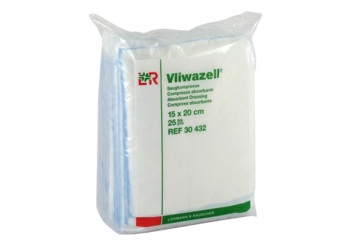 VLIWAZELL Saugkompressen unsteril 15x20 cm – PZN 5855574 (PZN 5855574)