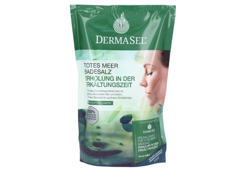 DERMASEL Totes Meer Badesalz+Erkältungszeit SPA – PZN 10094870 (PZN 10094870)