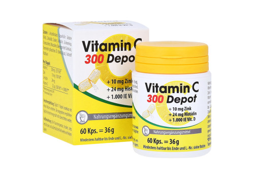 VITAMIN C 300 Depot+Zink+Histidin+D Kapseln – PZN 12547011 (PZN 12547011)