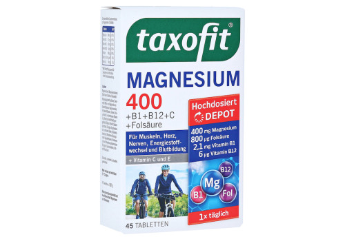 Taxofit Magnesium 400 Tabletten – PZN 10715504 (PZN 10715504)