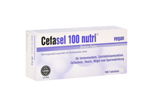 Cefasel 100 Nutri Selen Tabs – PZN 4522592 (PZN 4522592)