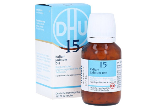 BIOCHEMIE DHU 15 Kalium jodatum D 12 Tabletten – PZN 2581159 (PZN 2581159)