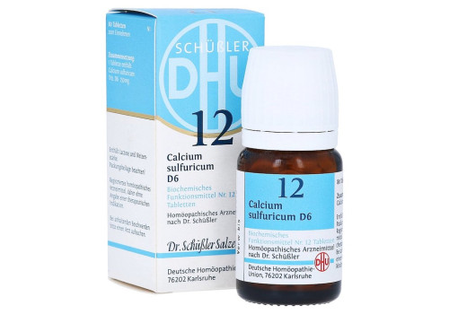 BIOCHEMIE DHU 12 Calcium sulfuricum D 6 Tabletten – PZN 274861 (PZN 274861)