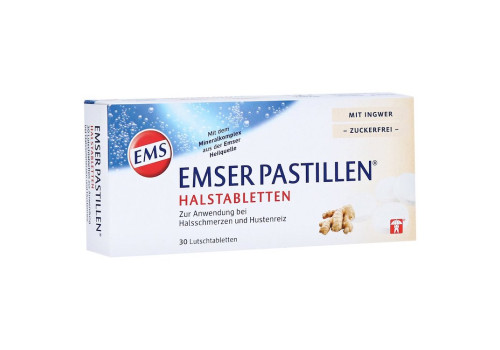 Emser Pastillen Halstabletten mit Ingwer zuckerfrei – PZN 14145736 (PZN 14145736)