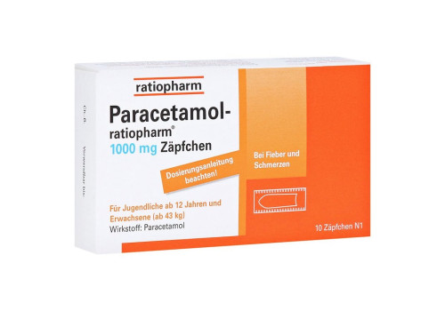 Paracetamol-ratiopharm 1000mg – PZN 3953611 (PZN 3953611)