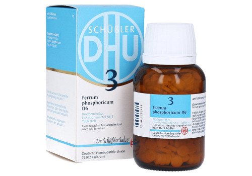 BIOCHEMIE DHU 3 Ferrum phosphoricum D 6 Tabletten – PZN 6584002 (PZN 6584002)