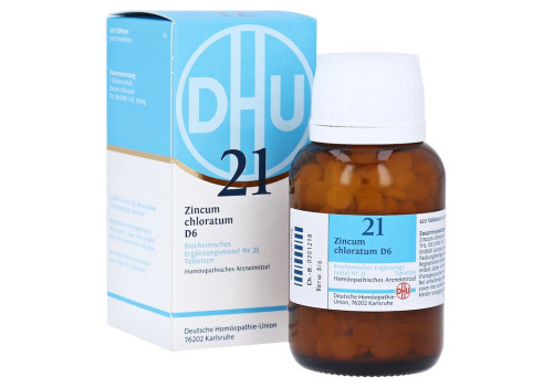 BIOCHEMIE DHU 21 Zincum chloratum D 6 Tabletten – PZN 6584516 (PZN 6584516)