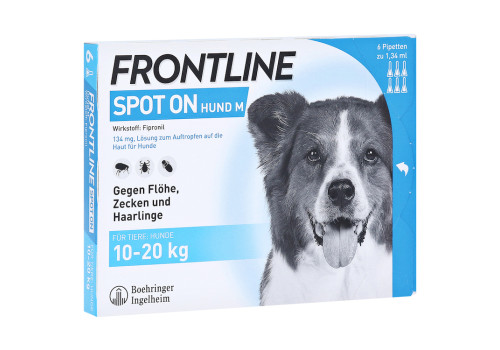 Frontline Spot On gegen Zecken und Flöhe bei Hunden 10 - 20 kg – PZN 2246395 (PZN 2246395)