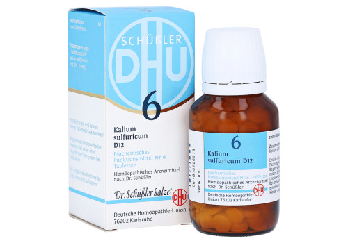 BIOCHEMIE DHU 6 Kalium sulfuricum D 12 Tabletten – PZN 2580668 (PZN 2580668)