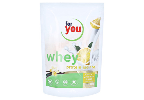 FOR YOU whey protein isolate recovery Vanille-Zit. – PZN 15264302 (PZN 15264302)