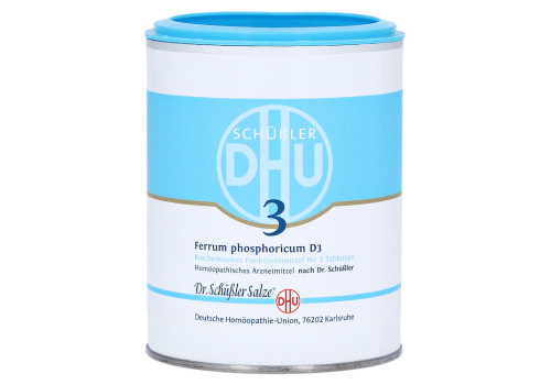 BIOCHEMIE DHU 3 Ferrum phosphoricum D 3 Tabletten – PZN 273956 (PZN 273956)