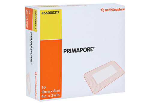 PRIMAPORE 8x10 cm Wundverband steril – PZN 13820207 (PZN 13820207)