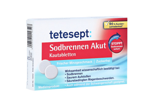 Tetesept Sodbrennen Akut Kautabletten – PZN 10144651 (PZN 10144651)