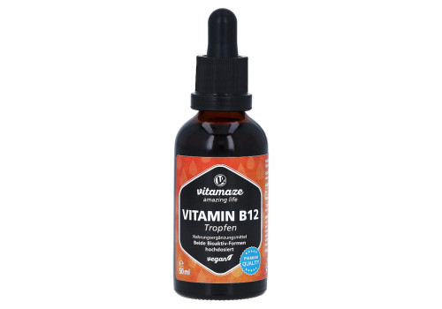 VITAMIN B12 100 µg hochdosiert vegan Tropfen – PZN 16819280 (PZN 16819280)