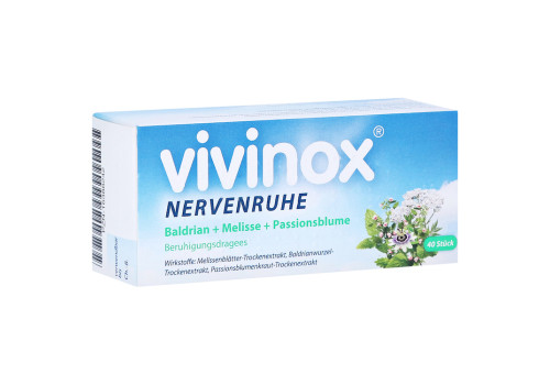 Vivinox Nervenruhe Baldrian+Melisse+Passionsblume – PZN 16388242 (PZN 16388242)