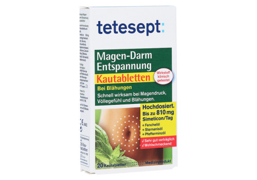 Tetesept Magen-Darm Entspannung Kautabletten – PZN 8907030 (PZN 8907030)