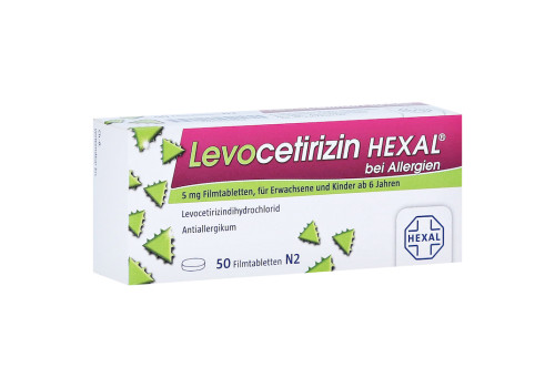 Levocetirizin HEXAL bei Allergien 5mg – PZN 14241664 (PZN 14241664)