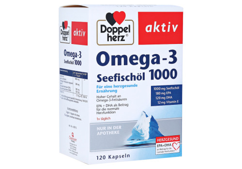 DOPPELHERZ Omega-3 Seefischöl 1000 Kapseln – PZN 16588544 (PZN 16588544)