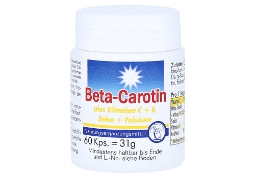 BETA CAROTIN KAPSELN+Vitamin C+E – PZN 7519490 (PZN 7519490)